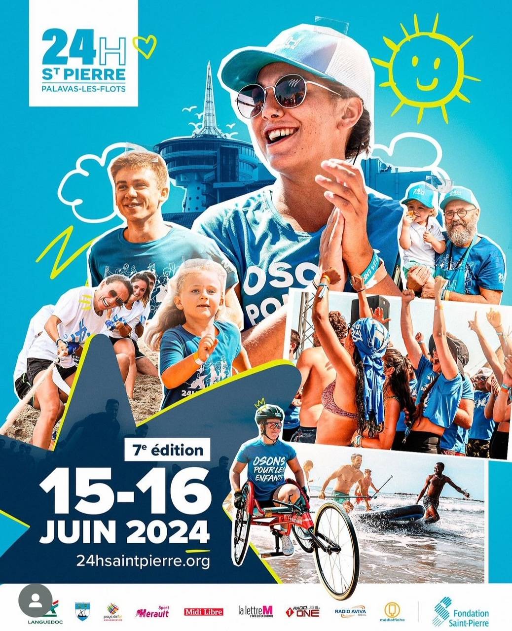 24h Saint-Pierre courses défis sportifs caritatifs dons enfants malade handicap