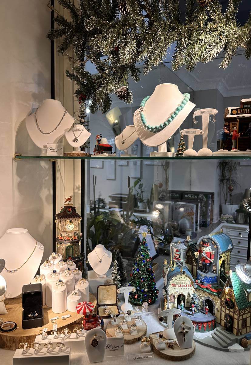 Vitrines de Noël bijouterie Montpellier